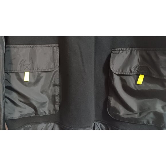 Champion LIFE Medium Black Label Sideline Quarter Zip Pullover Athleisure Active - Picture 2 of 13